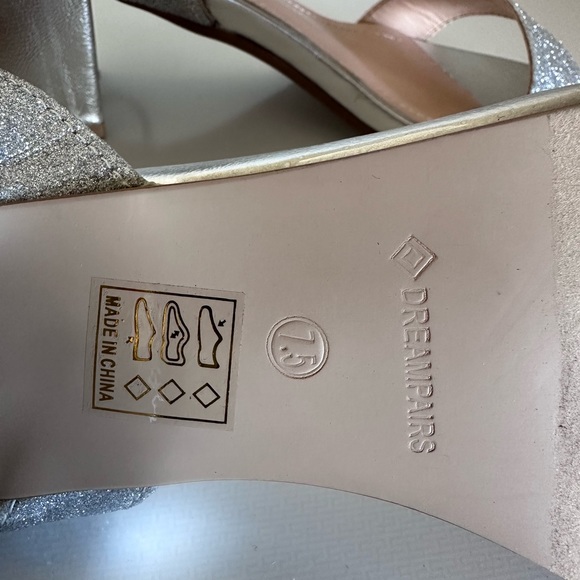 Silver Sparkly Heels - Picture 5 of 5